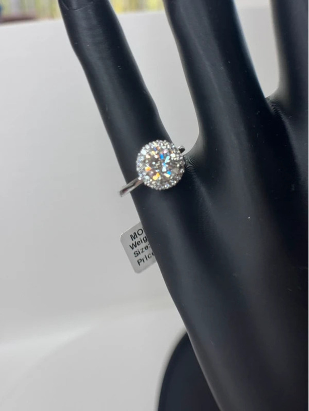 2 ctw Moissanite size 7 ring